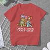 ZX Dance Your Cares Away Kawaii Girls Women TShirt Fraggle Rock 5XL Blusas Harajuku Casual Short Sleeve Vintage Oversized Tops