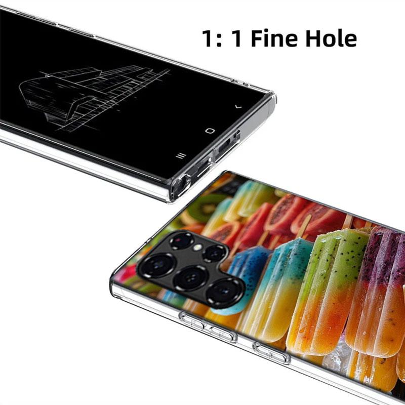 Colorful Ice Cream and Popsicles Cases Phone Case for Samsung Galaxy S26 Ultra S25 Edge S24 S23 FE S21 Plus S20 S22 S10 Cover TP