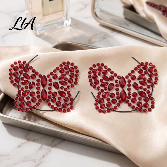 Long Lasting Body Gems Resin Rhinestone Face Tattoos, Self-Adhesive Faux Diamond Stickers Crystals for Makeup Music Festival Party Makeup, Shiny Chest
