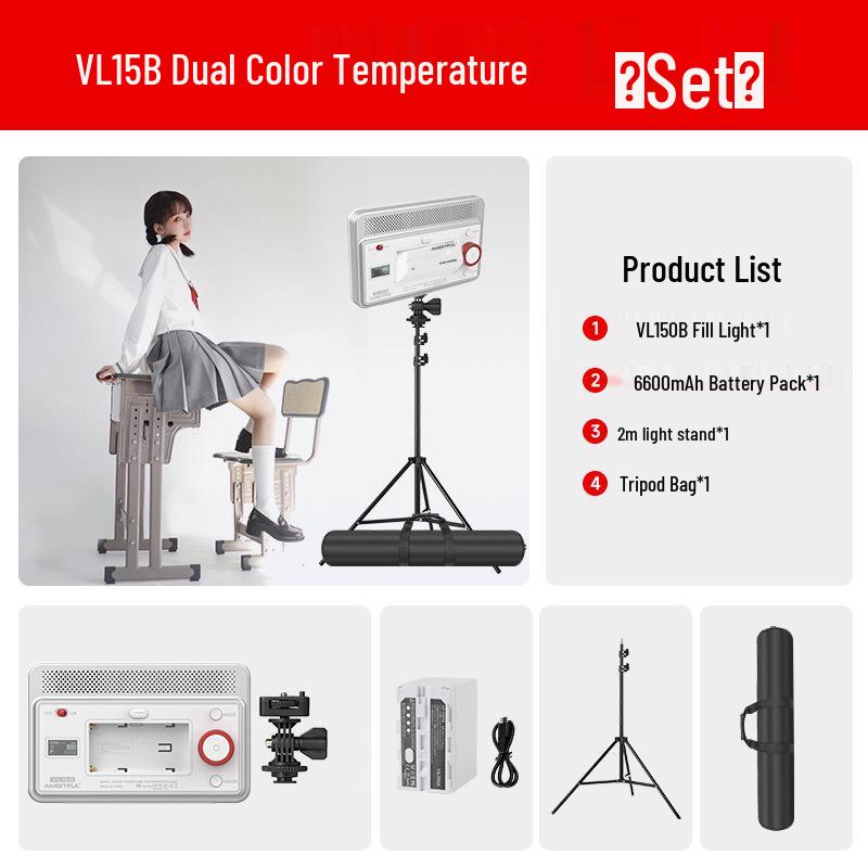 Ambitful VL15 Portable Photography Fill Light for Mobile Phones