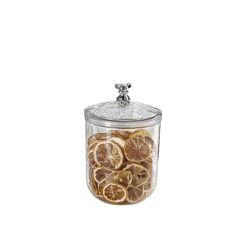 Food Grade Moisture-Proof PET Plastic Jar for Tea, Candy & Dried Goods Storage