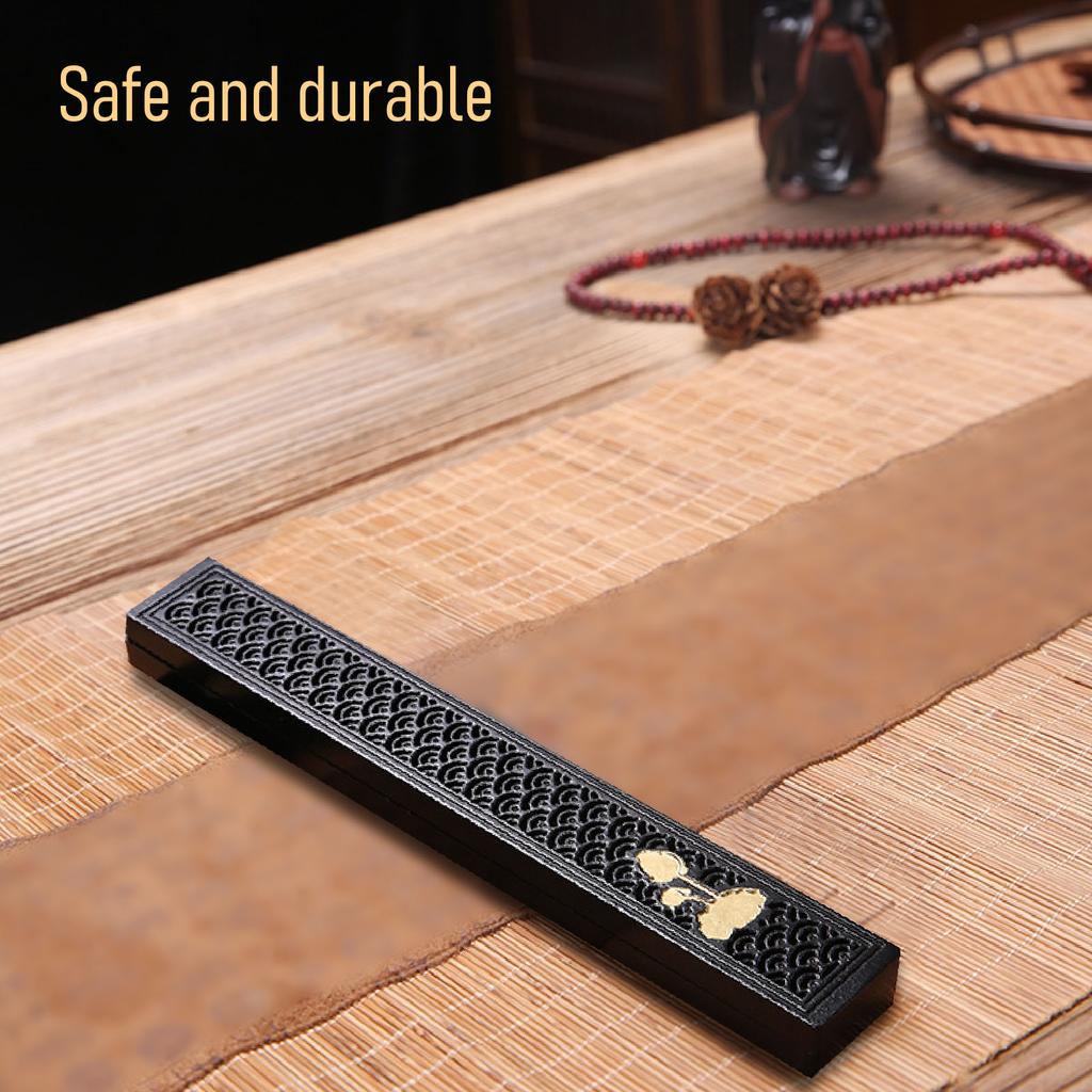 Lying Incense Box Aluminium Alloy Ornament Sandalwood Line Incense Box for Home Household