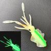 Isca de pesca macia para lula, isca luminosa/uv para lula, isca de pesca para pesca marítima, isca wobbler