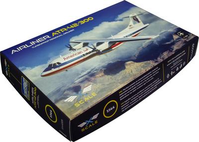 X-Scale Models 1/144 ATR-42-300 Turboprop-Verkehrsflugzeug Plastikmodellbausatz XSM144009 (Flugzeug)
