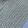 1String, High-quality Natural Shell Mother of Pearl Beads, 6.5-7.5mm, Handmade Subcircular White Beads for Jewelry Making DIY, Luxury Bulk Gifts, 36cm