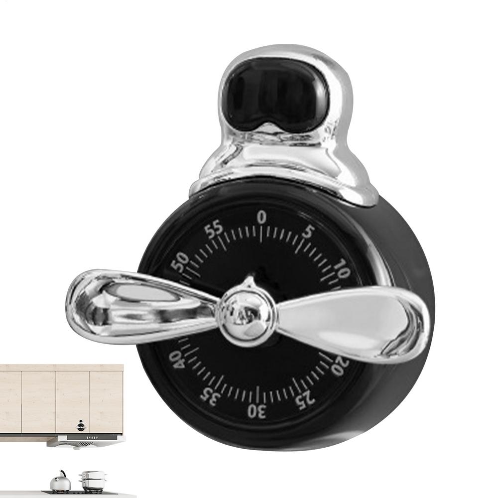 Cooking Timer Mechanical Loud Sound Pilot Manual Countdown Timer With Loud Alarm For Cooking Baking Home Office Classroom Kids