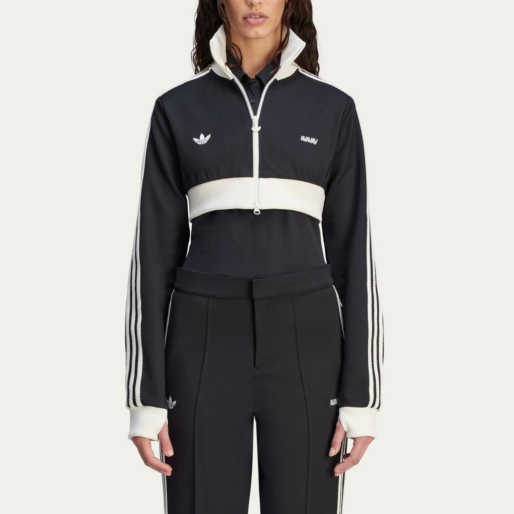 adidas X Avavav Cropped Track Top Black Women Tops JD5978
