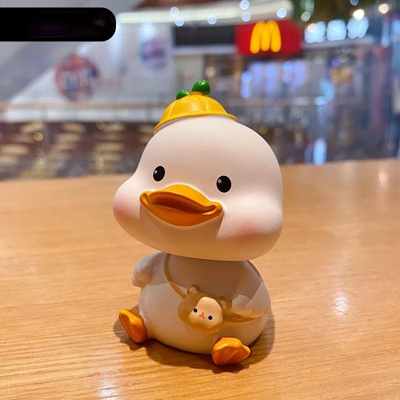 

Утенок покачал головой Украшение для машины Милая кукла Креативная мебель для дома Украшения для рабочего стола Подарки для друзей и одноклассников