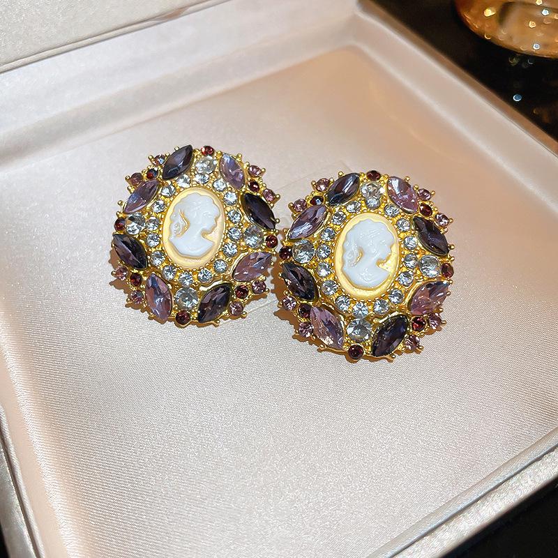 

Французские ретро серьги-пусеты с геометрическим жемчугом и серебряной иглой - Элегантные и универсальные для женщин