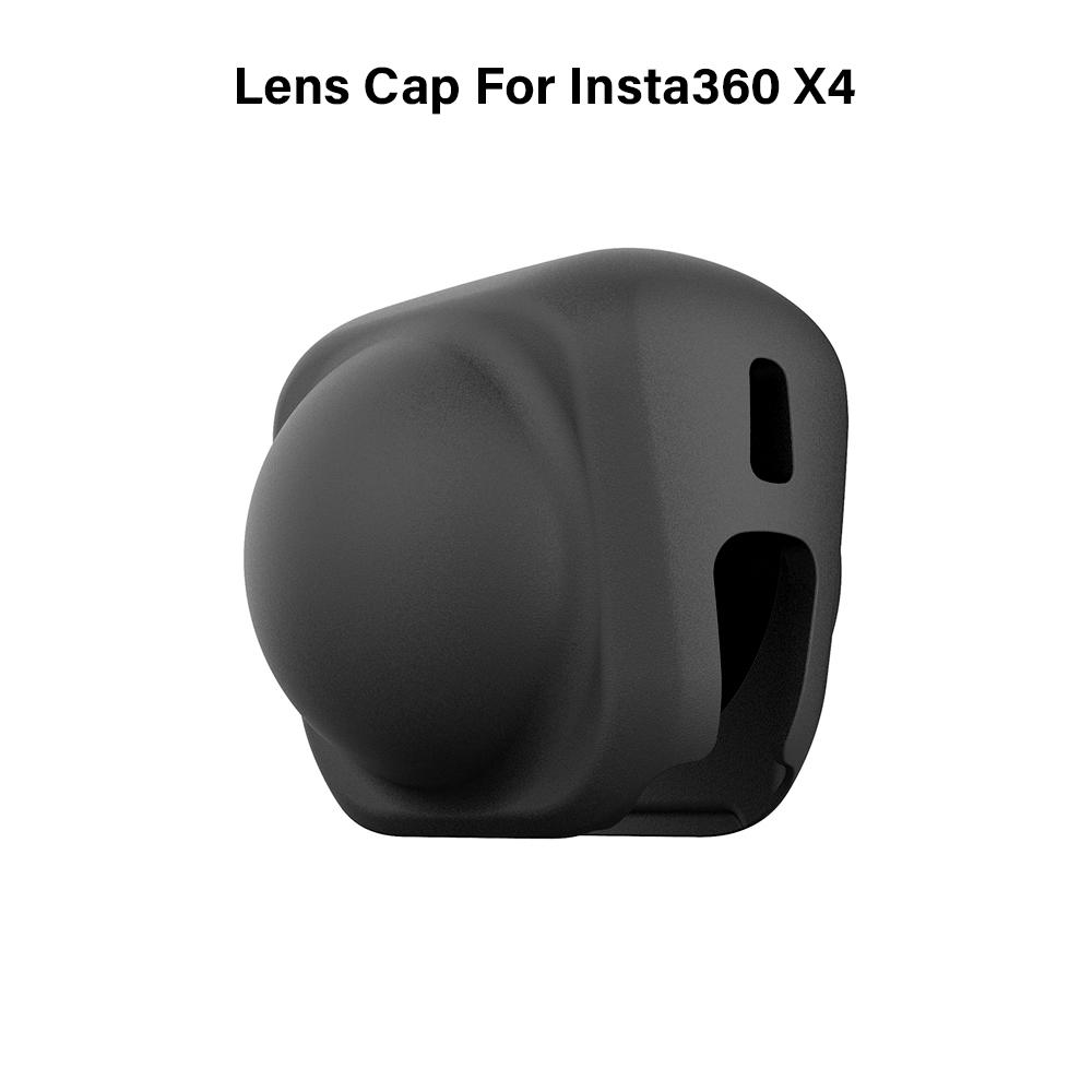 Lens Cap for Insta360 X5 X4 Protector Cover Accessories for Insta360 X4 Camera Anti-scratch Silicone Lens Protective Case