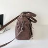Stilvolle Wildleder Reisetasche Damen Mehrzweck-Tragetasche mit verstellbarem Schultergurt und Modischem Design