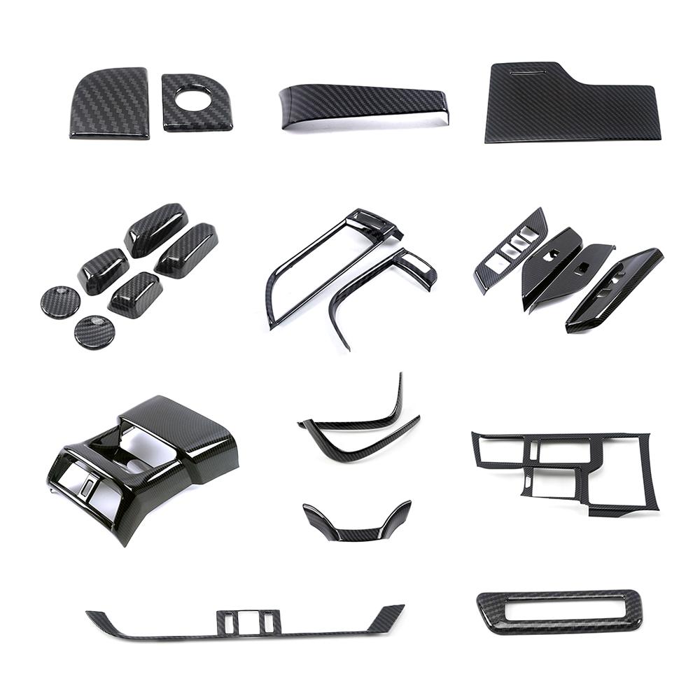 For Lexus ES ES200 ES250 ES300 ES350 2018 2023 Car Central Console Interior Part Carbon Fiber Color Refit Inner Styling