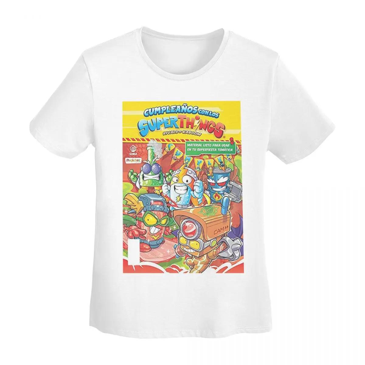 

Super Zings Superthings Cartoon TShirt Women Short Sleeve T Shirts ONeck Streetwear Cotton Summer Tees Streetwear S