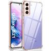 Transparent Silicone Shockproof Case for Samsung S21 - Phonillico®