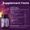 Buporai Resveratrol Supplement, containing milk thistle, berberine, green tea, blueberry, and grape seed extract, suitable for adults.