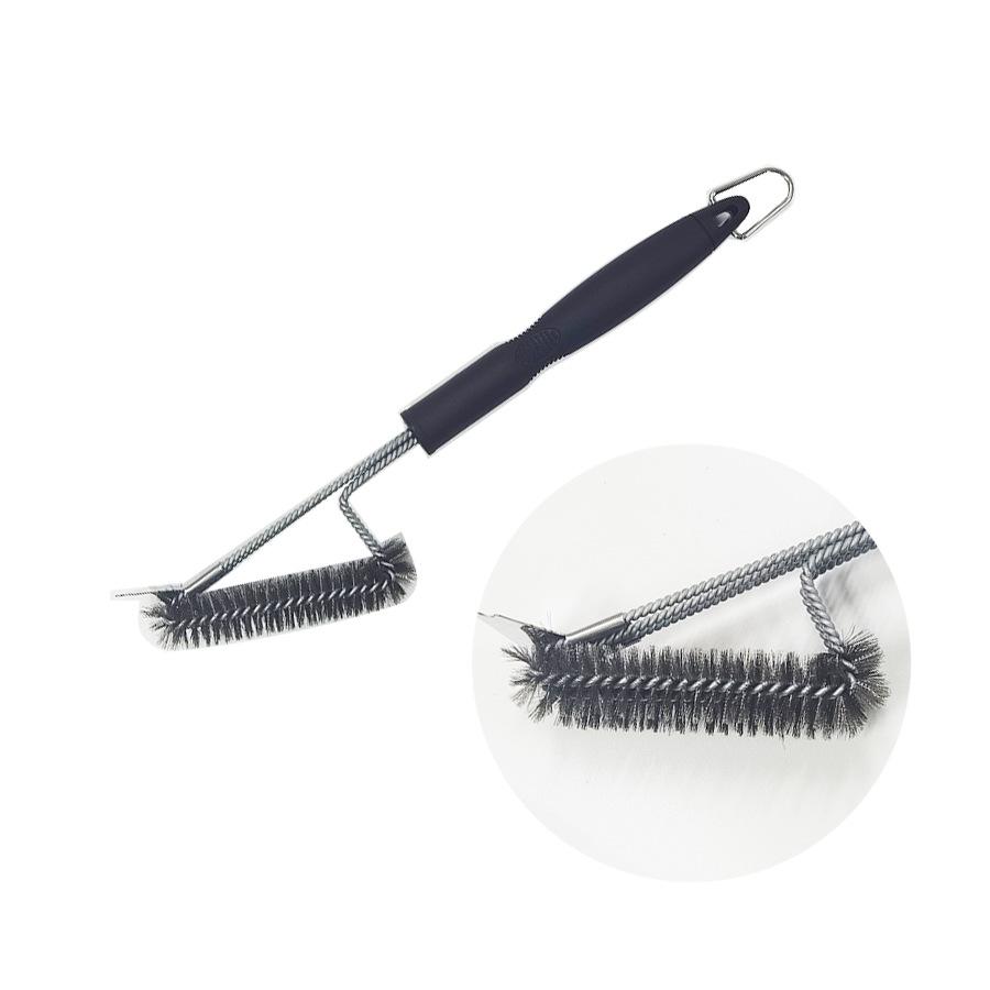 Large & Small Stainless Steel BBQ Grill Wire Cleaning Brushes for Racks & Grills