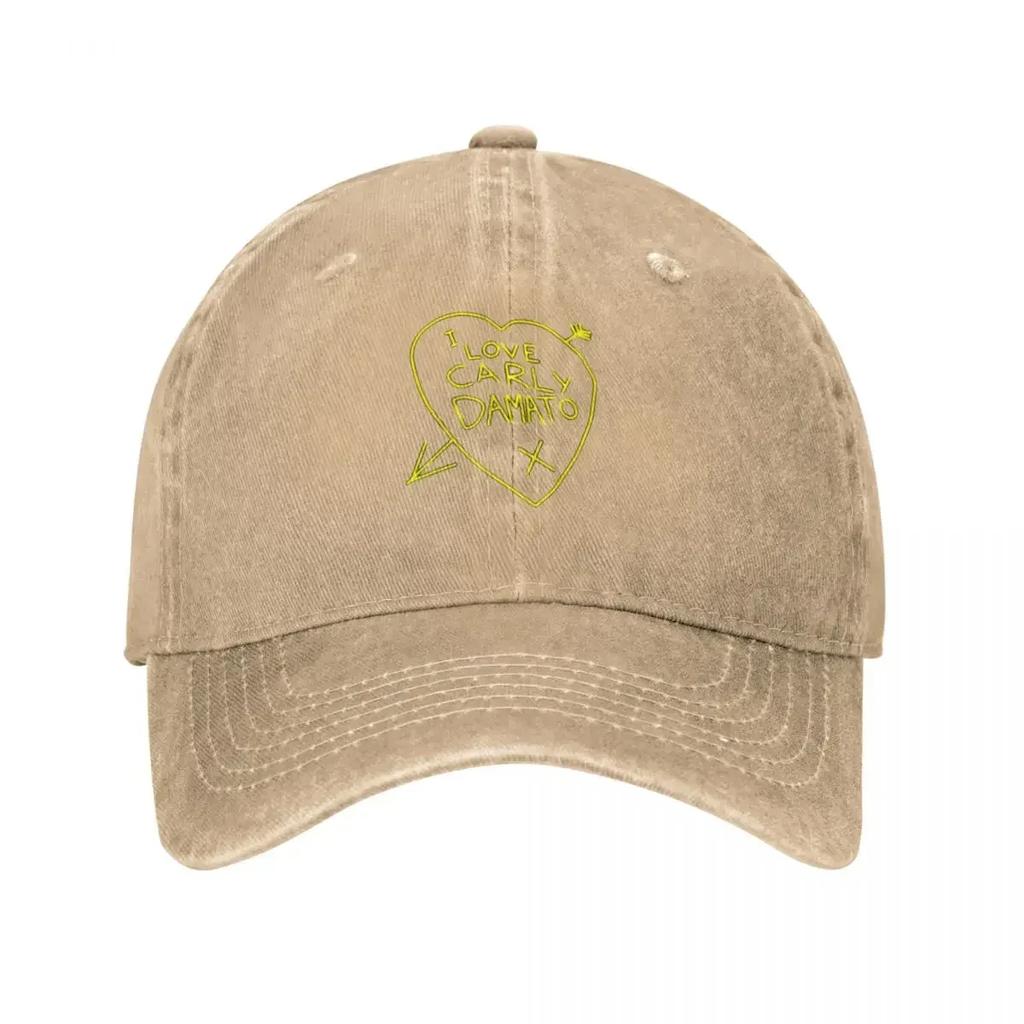 I LOVE CARLY DAMATO Baseball Cap New In The Hat Golf Hat Genuine Visor Military Cap Man Women's Hats For The Sun Men's