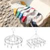 Stainless Steel Windproof Clothespin Laundry Hanger Peg Airer Clip Clothesline Drying Clothes R T9Z5