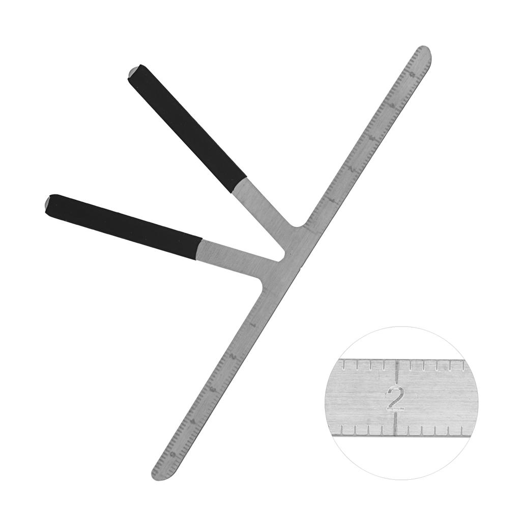 1 szt. Permanentny makijaż brwi linijka wielokrotnego użytku narzędzie do mierzenia i kształtowania tatuażu