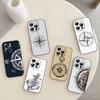 Fashion Vintage Compass Black Phone Case That Fits For IPhone 17,16,15,11,13,14 Pro Max,Plus,X,Xr,Xs Max,13Mini