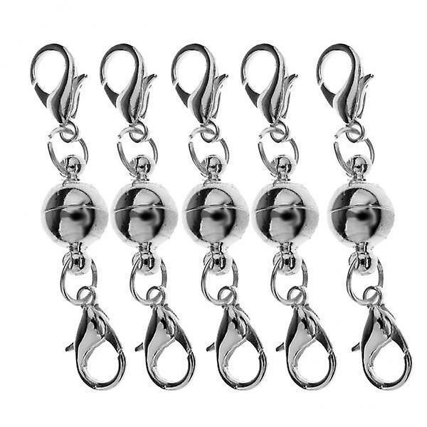 8x5 Set Jewelry Findings Magnetic Lobster Clasps DIY Necklace Bracelet 35x6mm