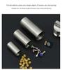 Waterproof Stainless Steel Mini Pill Box - Portable, Moisture-Proof Travel Medication Container