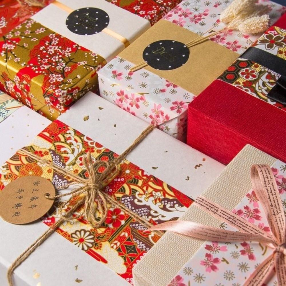 New 42x58cm Craft Paper Multi Scene Handmade Wrapping Paper Retro Print Art Paper Gift Wrapping