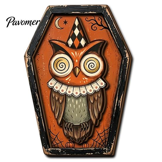 Verweerd Houten Wanddecoratie Vintage Halloween Houten Decoratie, Kistvormige Tafelblad Ornamenten, Vrijstaande & Seizoensgebonden Feestdecoraties Hangend Ornament