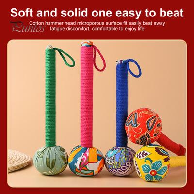 Lymphatic Drainage Hammer for Body Self-Massage Tool with Natural Mugwort Cassia Ginger Portable Massage Stick for Muscle Relief Cellulite