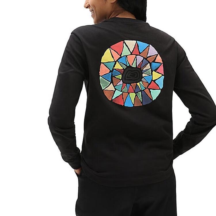 Vans Set In Sleeve T Shirt Women's Black VN0A5LEYBLK