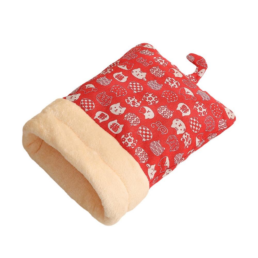 

Thickened Cat Sleeping Bag Plush Cat Nest Mat Cute Pet Snuggle Sack Pet Supplies 06