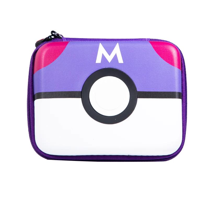 

Жесткий контейнер для хранения, переносной футляр, емкость 400 карт, держатель для альбома, игровые карты, держатель для книг, коробка для хранения карт, банка для монет фиолетовый