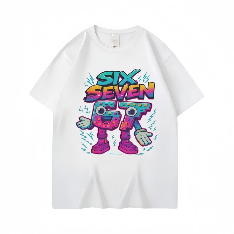 2026 European & American-Style Boys  Cotton Summer T-Shirt - Trendy Short-Sleeve 130 cm