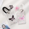 With Pendant Transparent Photocard Holder Card Sleeve Transparent Card Cover  Outdoor