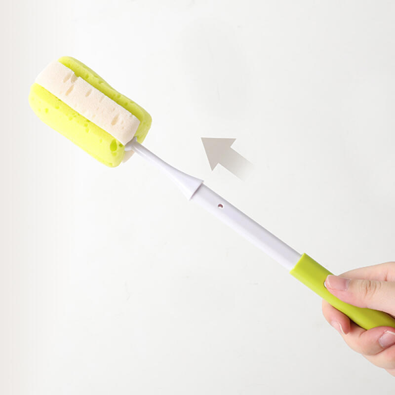 Tumbler, Baby Bottle, Bottle Washing Kitchen Sponge, Adjustable Length Brush