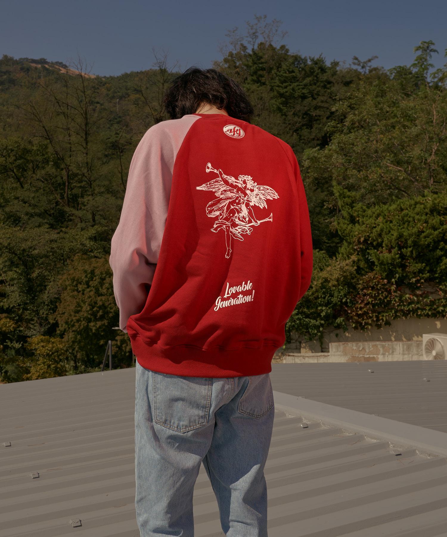 Свитшот Pengo Lov.G с принтом Красный Deep Red/L