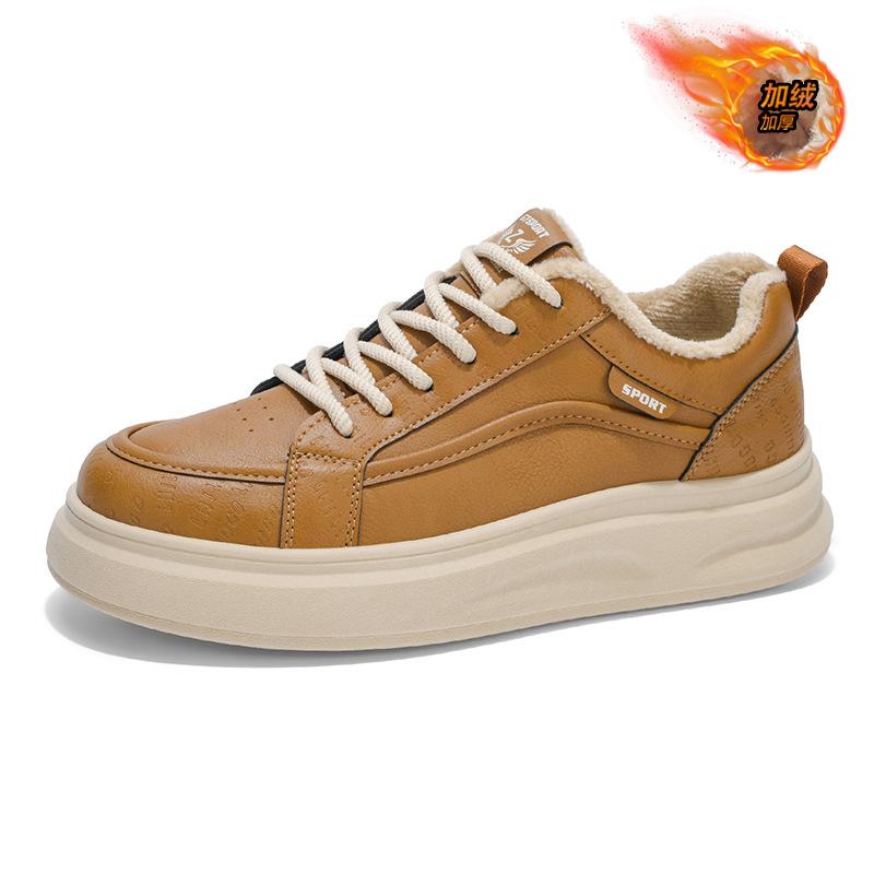 Schuhe Winter Neu Fleece Verdickt Warm Baumwollschuhe Pendler Retro Sport Lässig Board Schuhe