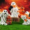 Cartoon Ghost Statue 3D Sculpture Halloween Figurine Home Decor Ghost Sculpture  Office