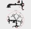 Vehicle Mount Suction Phone Holder Abs Telescopic Folding Windshield Dashboard Bracket for Mobile Cell Phone
