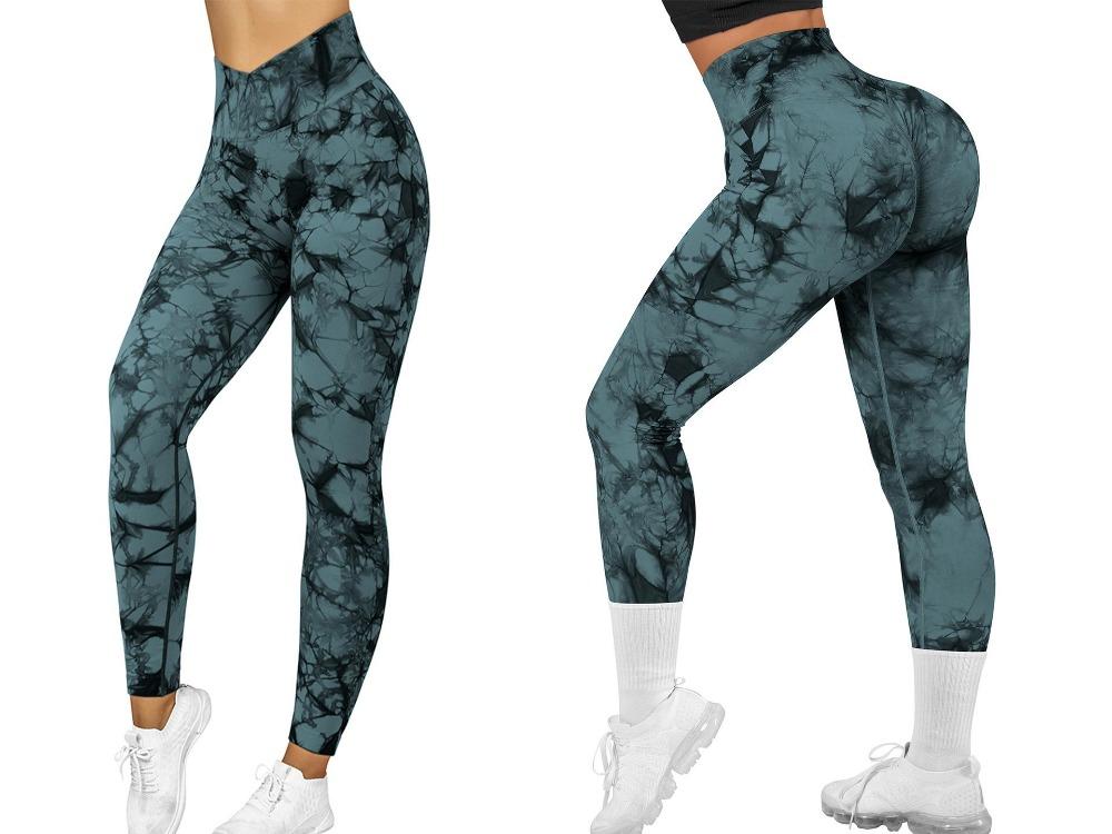 Women Seamless Tie Dye Yoga Leggings Sport Pants Athletic Workout Tights Fitness Gym Wear Female Sports Leggings