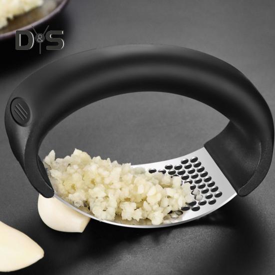 Lis na česnek Nerezový mlýnek na česnek Snadné čištění Drtič česneku Ergonomická kolébka pro drcení bez námahy Kuchyňský přístroj pro domácí restauraci