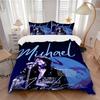 3Pcs Michael Jackson Pop Bedding Sets For All Sizes New 3D Printed Bed Cover Comforter Duvet Cover Pillowcase Bedroom Decoration