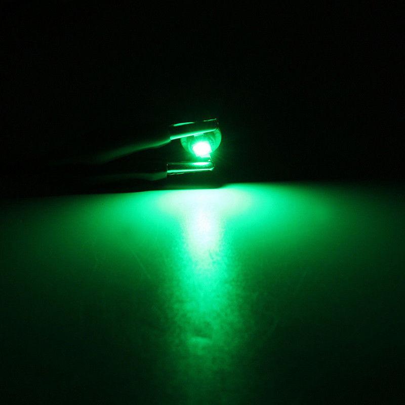 10pcs Universal Car Dashboard Dash Gauge Trument Light Bulbs T5 B8.5D 5050 1 SMD LED Car Lights Car Interior Accessories