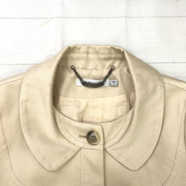 See By Chloe Mantel mit Stehkragen Außen USA4 Damen S-M Beige Richemont F&A Japan(GEBRAUCHT)