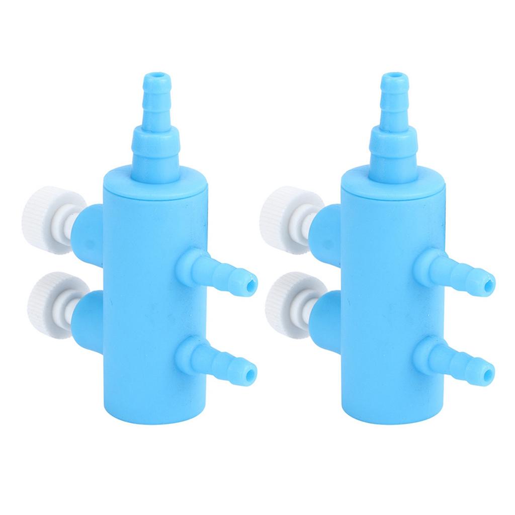 Plastic Aquarium Water Tube Volume Control Valve Connector Fish Tank Air Splitter Oxygen Pump Accessory