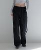 KITTY POTTERY Lace Line Tape Sweatpants Black