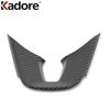 For Kia Seltos     Carbon Fiber Car Steering Wheel Decoration Panel Cover Trim Interior Mouldings Accessories