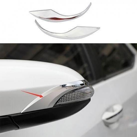 Fit For Toyota Corolla Chrome ABS 14-2018 Anti-Scratch Strip Rear View Mirror