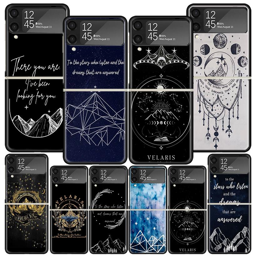 A Court of Mist Fury Sarah J Maas Phone Case For Samsung Z Flip 7 6 5 4 3 Galaxy ZFlip7 ZFlip6 ZFlip5 ZFlip4 ZFlip3 5G Print Cov