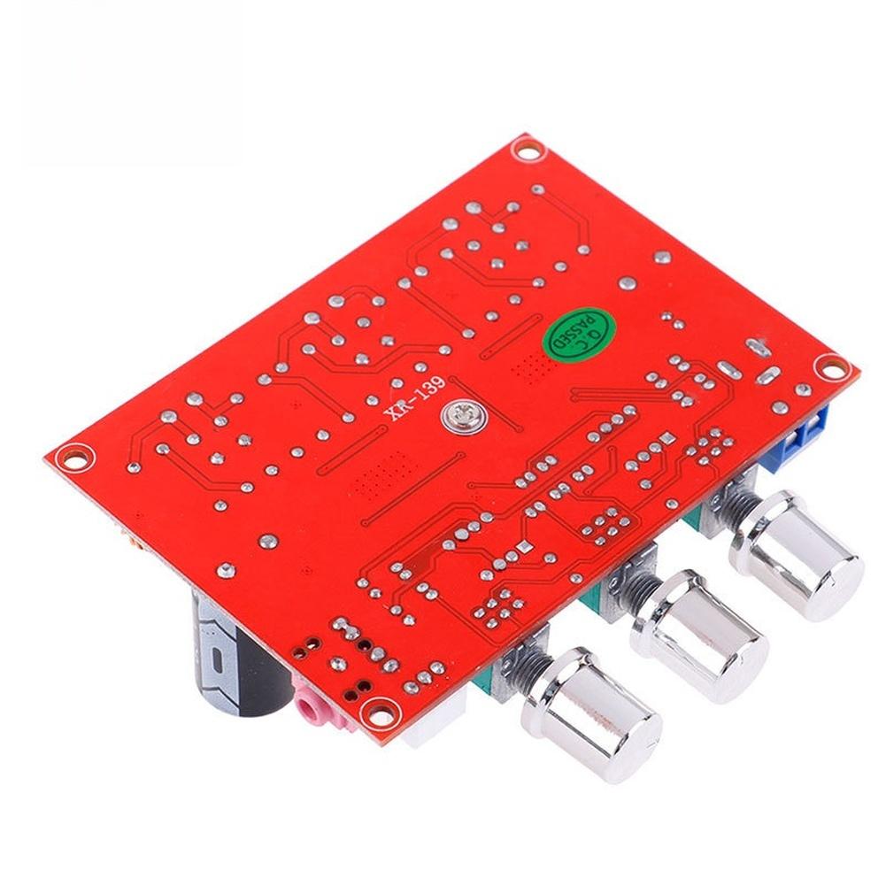 1pc XH-M139 2.1 Channel Digital Audio Board 12V-24V Wide Voltage For Audio Systems Accessories Easy To Install